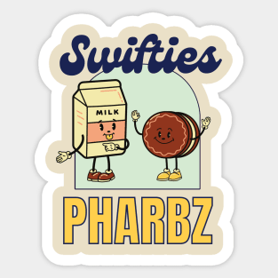 Swifites and Pharbz like cookies and milk Sticker